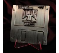 FaNaTtik DOOM II Floppy Disk Replica - Antique Silver Edition | Limited Edition 5,000 Numbered Collectible | Officially Licensed 88x88mm