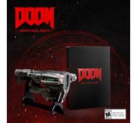 Doom Anthology PlayStation - For PS4 / PS5 - Rated M+17 (Mature) - First Person Shooter - Includes: Exclusive SteelBook and a 5 inch replica of the BFG