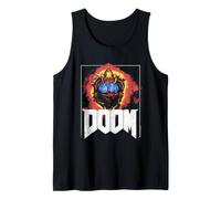 Doom Cacodemon Flames with Frame DLC Art Video Game Tank Top