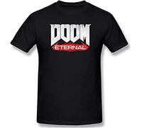 Doom Eternal Men's T-Shirt Black Unisex Mens Tees 3XL