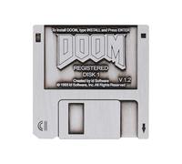 Doom Floppy Disk Pin Badge