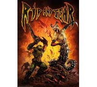 DOOM Limited Edition 'RIP AND TEAR' A3 Numbered Art Print 42 x 30cm