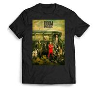 Doom Patrol Robotman Cyborg Elasti T-Shirt Men Women Funny Vintage Gift for Men Black