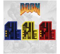 DOOM Set of Pixelated Key Cards by Fanattik