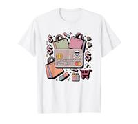 Doom Spending Girlie Add Cart Sadness Humor Women T-Shirt