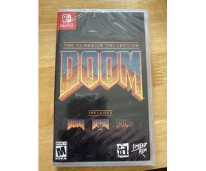 DOOM THE CLASSICS COLLECTION SWITCH Limited Run #102 US NEW. Cartridge Version.