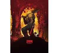 Doom Video Game Poster Gamer Action Movie Print Wall Art Home Living Room Decor A4