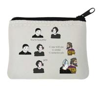 Doomer goes to retake Constantinople Meme Neoprene Coin Purse Pouch 10x11cm White