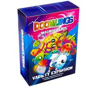 Doomlings Card Game: Imaginary Ends Expansion - Collectible Mystery Holofoils Gold Pack | Strategy Game for Kids, Teens & Adults | 2-6 Players, Ages 7+ (5-in-1 Imaginary Ends)