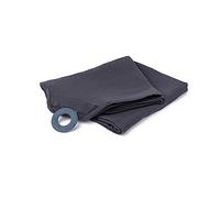 doomoo Breastfeeding Cover MOM'N Play - Nursing Cover for Privacy with a Secure Silicone Ring, Breathable Organic Cottoon, Tetra Grey