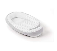 doomoo Cocoon Baby Nest - Organic Cotton, Breathable 3D Mesh, Adjustable Size, Removable Cover - Grey