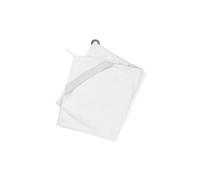doomoo Dry'n Play Baby Bath Cape - Large Baby Bath Towel with Hood, Hands-Free Fastening System, Silicone Ring for Fastening The Cape, Highly Absorbent - Organic & Ultra-Soft Cotton, White
