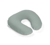 doomoo Nursing Pillow Softy - Ultra-Soft Organic Cotton Breastfeeding Pillow - Compact & Ergonomic Maternity Pillow - Fine Microbeads - Removable Washable Cover, Jersey Green