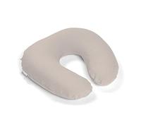 doomoo Nursing Pillow Softy - Ultra-Soft Organic Cotton Breastfeeding Pillow - Compact & Ergonomic Maternity Pillow - Fine Microbeads - Removable Washable Cover, Tetra Jersey Sand