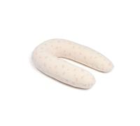 Doomoo Twisty Organic Cotton 2-in-1 Pregnancy Pillow & Maternity Nursing Support Pillow, TOXPROOF & OEKO-TEX® Certified, Latte