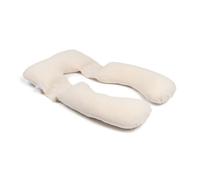 doomoo XXL Pregnancy Pillow, Organic Cotton with Detachable Maternity Nursing Support Cushion, OEKO-TEX® Certified, Made in Europe, Mini Flowers Sand