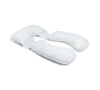 doomoo XXL Pregnancy Pillow, Organic Cotton with Detachable Maternity Nursing Support Cushion, OEKO-TEX® Certified, Made in Europe, Mini Leaves Green
