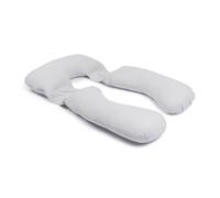 doomoo XXL Pregnancy Pillow, Organic Cotton with Detachable Maternity Nursing Support Cushion, OEKO-TEX® Certified, Made in Europe, Little Dots Grey