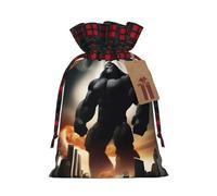 Doomsday Holiday Printed Drawstring Pouch M For Party Wrapping, Wedding Favor, And Storage