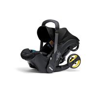 Doona i Baby Car Seat & Travel Stroller Nitro Black - Convertible 0+ Car Seat and Pram with 5 Point Safety Harness - Ergonomic Pushchair and Travel System - ISOFIX Base Sold Separately