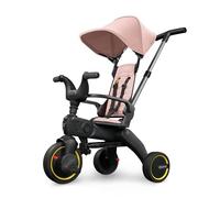 Doona Liki Baby Trike S1, Blush Pink Foldable Trike with Parent Handle, Multi-Position Recline, Durable Wheels, UPF 50+ Canopy, Tricycles for 1-3 Year Olds, Perfect for Toddlers