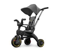 DOONA Liki Baby Trike S1 - Premium Foldable Toddler Tricycle with parent handle for ages 10 Months to 3 Years - Grey