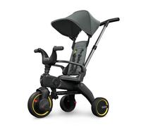 Doona Liki Baby Trike S1, Slate Green Foldable Trike with Parent Handle, Multi-Position Recline, Durable Wheels, UPF 50+ Canopy, Tricycles for 1-3 Year Olds, Perfect for Toddlers