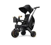 DOONA Liki Baby Trike S5 - Deluxe Foldable Toddler Tricycle with parent handle for ages 10 Months to 3 Years - Nitro Black