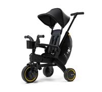 DOONA Liki Baby Trike S5 - Midnight Premium Limited Foldable Toddler Tricycle with parent handle for ages 10 Months to 3 Years