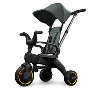 Doona Liki Baby Trike S1 Slate Green Foldable Trike with Parent Handle, Multi-Position Recline, Durable Wheels, UPF 50+ Canopy, Tricycles for 1-3 Year Olds, Perfect for Toddlers (Formerly Forest Grey)