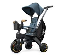 DOONA Liki Baby Trike S5 - Deluxe Foldable Toddler Tricycle with parent handle for ages 10 Months to 3 Years - Ocean Blue