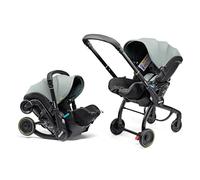Doona X Baby Car Seat & Travel Stroller Dusty Sage - Convertible 0+ Car Seat and Pram with 3 Recline Positions - Ergonomic Pushchair and Travel System - ISOFIX Base Sold Separately