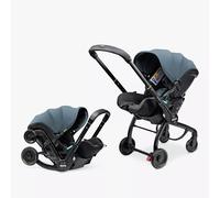 Doona X Baby Car Seat & Travel Stroller - Convertible 0+ Car Seat and Pram with 3 Recline Positions - Ergonomic Pushchair and Travel System - ISOFIX Base Sold Separately (Ocean Blue)