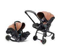 Doona X Terracotta Baby Car Seat & Travel Stroller - Car Seat, Baby Stroller, Travel System with Side-Impact & Anti-Rebound Protection - ISOFIX Base Sold Separately