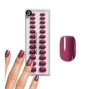 DOONAILS - Soft Gel Press On Nails, Set of 30, Bubblegum Square Shape, Dark Pink, Glue-On Nails, Full Cover in Salon Quality, Fake Nails, Soft Gel, Medium, Natural and Comfortable to Wear