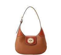 Dooney & Bourke Handbag, Pebble Turnlock Hobo 26, Caramel, M
