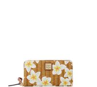 Dooney & Bourke Handbag, Plumeria Large Zip Around Wristlet, White