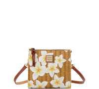 Dooney & Bourke Handbag, Plumeria North South Janine Crossbody, White, One Size