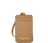 Dooney & Bourke Wallet, Pebble Grain ID Lanyard Accessories, Taupe, One Size, Pebble Grain Id Lanyard