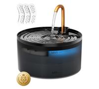 DOOOB Cat Water Fountain for Drinking, 2.1L Cat Fountain, Ultra Silent Automatic Pet Water Fountain with Copper Faucet, Dog Water Fountain with 3 Filters & 3 Sponges for Cats, Dogs and Other Pets
