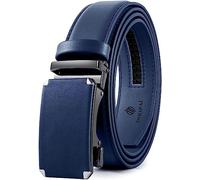 DOOPAI Mens Belts Leather Belts for Men Ratchet Belts With Easier Slide Buckley Belts,1 3/8" Adjustable Trim to Fit