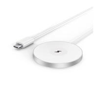 Dooplat 3 in 1 Magnetic Wireless Charging Pad for iPhone 12-16 Series, Charging Pad for Multiple Devices Mag Safe Wireless Charger Pad for Apple Watch 9/8/7/6/5/4/3/2/SE & AirPods 3/2/Pro(Silver)