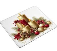 Dooqon Mouse Mat, Mouse Pad, Mouse Pad with Stitched Edge, Non-Slip Rubber Base, Waterproof Mousepad for Computers, Laptop, Office and Home Portable, Gifts for Men Women Fall landscape S0-775