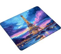 Dooqon Mouse Mat, Mouse Pad, Mouse Pad with Stitched Edge, Non-Slip Rubber Base, Waterproof Mousepad for Computers, Laptop, Office and Home Portable, Gifts for Men Women abstract forest S0-100