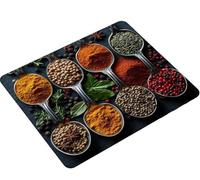 Dooqon Mouse Pad 230x180x3mm, Mouse Mat spices kitchen Gaming Mouse pad Improved Precision and Speed,Rubber Dase for Stable Grip on Smooth Surfaces,Stitched Edges, XL Mousepad Gifts for Women S0-905