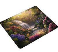 Dooqon Mouse Pad 300x250x3mm, Mouse Mat landscape Fall Gaming Mouse pad Improved Precision and Speed,Rubber Dase for Stable Grip on Smooth Surfaces,Stitched Edges, XL Mousepad Gifts for Women S0-494