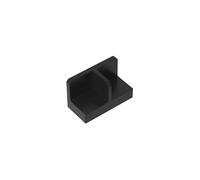 Door 1X2X1 Wall Panel Corner 50PCS Compatible with Lego 93095 GDS-2027 Classic Bulk Toy MOC Color:Black
