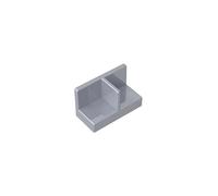 Door 1X2X1 Wall Panel Corner 50PCS Compatible with Lego 93095 GDS-2027 Classic Bulk Toy MOC Color:Flat Silver 315