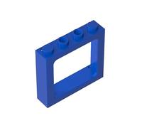 Door 1X4X3 Train Windows 10PCS Compatible with Lego 6556 GDS-2038 Classic Bulk Toy MOC Color:Blue