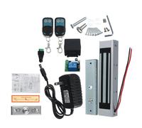 Door Access Control System Electric Magnetic Door Lock 300LB & 2 Remote Controls